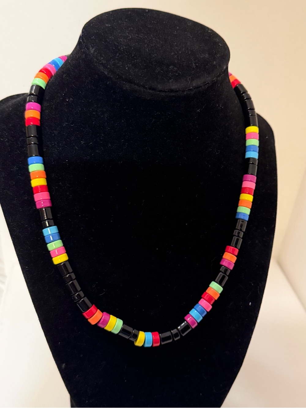Roxanne Assoulin Authentic Midnight Rainbow Candy Necklace. NEW